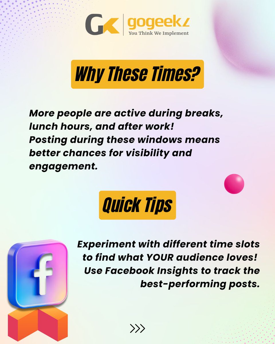 GoGeekz's tweet image. Struggling to get likes, comments, and shares on your Facebook posts?
The secret sauce is not just what you post — it’s WHEN you post! ⏰
#socialmediatipsandtricks #facebookmarketing #besttime #socialmediaengagement #timingiseverything #facebookstrategy #contentmarketingtips