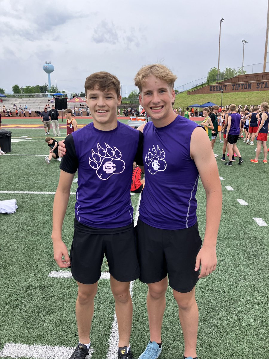 STATE BOUND!!! Congratulations to Deegan Harmon and Tate Hutchins for qualifying for the TMSAA AA State Meet in the 400m. ⚡️ ⚡️