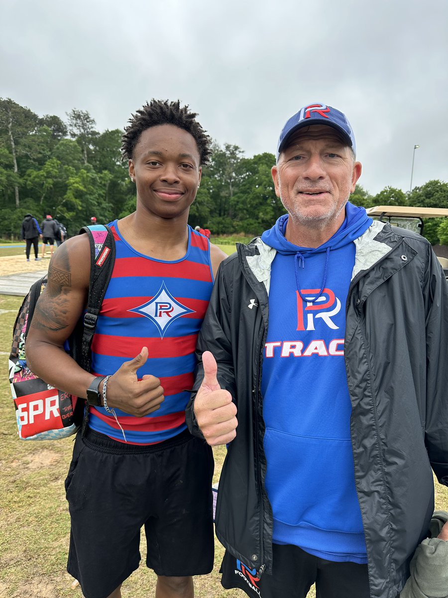 Super proud of Kobe for a strong LJ performance today and qualifying for state next week!