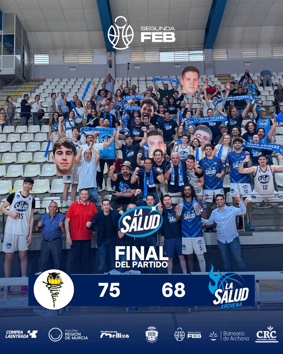 La Salud Archena (@lasaludarchena) on Twitter photo <a href="/CEBLliria/">CEB Llíria</a> <a href="/LaSaludLimpieza/">LaSalud en tu Hogar</a> 💭¡Final en Llíria!
💙 Pasamos de ronda. El sueño continúa y esto no lo para nadie.
Seguimos adelante con la misma ilusión y más fuerza que nunca.
#ElSueñoSigue #PasamosDeRonda #VamosEquipo #Imparables #LaSaludArchena <a href="/CEBLliria/">CEB Llíria</a> <a href="/LaSaludLimpieza/">LaSalud en tu Hogar</a> 💭¡Final en Llíria!
💙 Pasamos de ronda. El sueño continúa y esto no lo para nadie.
Seguimos adelante con la misma ilusión y más fuerza que nunca.
#ElSueñoSigue #PasamosDeRonda #VamosEquipo #Imparables #LaSaludArchena