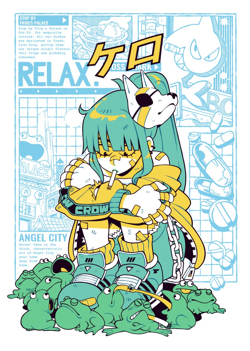 🤠 (@speedoru) on Twitter photo did a 🐸🐸🐸shirt design for <a href="/EyePatchWolf/">Eyepatch Wolf</a> merch line!
link in replies to get your slimy green hands on it did a 🐸🐸🐸shirt design for <a href="/EyePatchWolf/">Eyepatch Wolf</a> merch line!
link in replies to get your slimy green hands on it