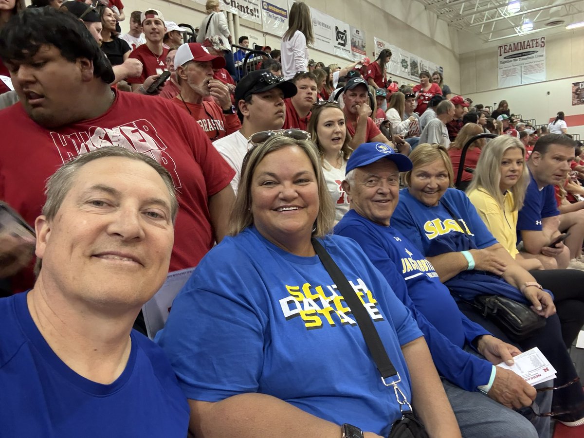 Kim Vig (@kimk513) on Twitter photo Being a Jacks fan can take you to fun & unexpected places! Ord, NE is now at the top of the list. No better reason to road trip than 🐰 vs 🌽 volleyball! Gym full an hour before first serve! <a href="/GoJacksVB/">Jackrabbit Volleyball</a> #GoJacks #SpringGame 💙🐰💛🏐 Being a Jacks fan can take you to fun & unexpected places! Ord, NE is now at the top of the list. No better reason to road trip than 🐰 vs 🌽 volleyball! Gym full an hour before first serve! <a href="/GoJacksVB/">Jackrabbit Volleyball</a> #GoJacks #SpringGame 💙🐰💛🏐
