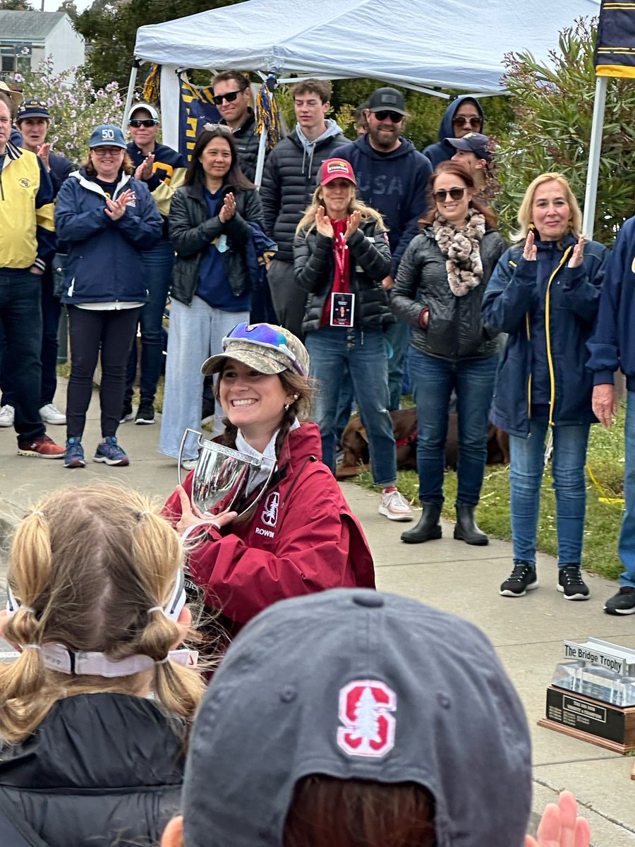 LADLTJR's tweet photo. Big wins for Grace and #1 Stanford at the Big Row! @GoStanford @StanfordRowing #bigrow #bigsmiles #downgoescal @Stanford #DLT https://t.co/nXbeyaQcvI