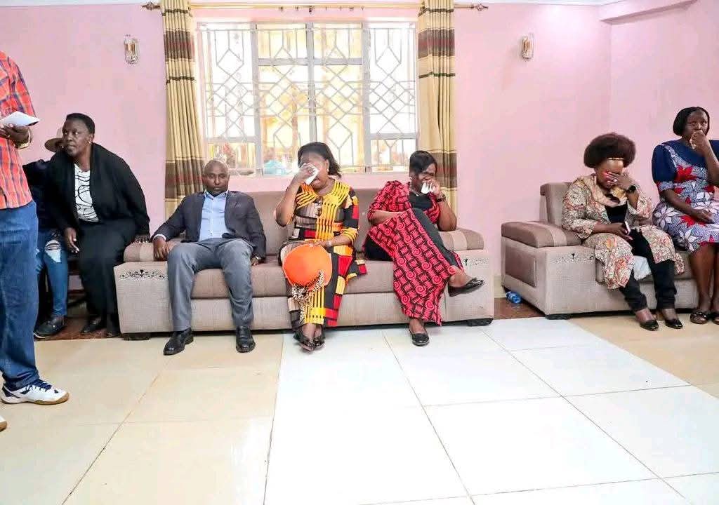 Tears flowed freely as leaders visited the home of Kasipul MP Charles Were. #BecauseWomenCAN