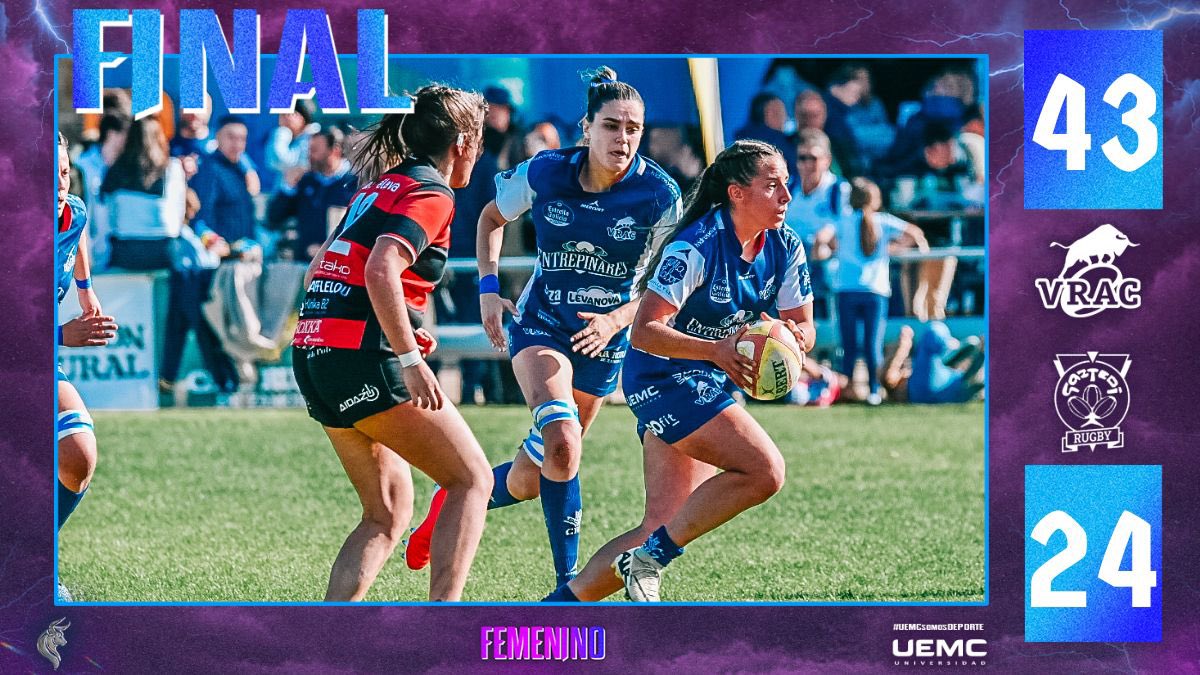 ⏰ FINAL 

➡️ ¡Directas a semifinales!  

🆚 <a href="/VRACfemenino/">VRAC Femenino</a> 43- 24 Gaztedi Rugby