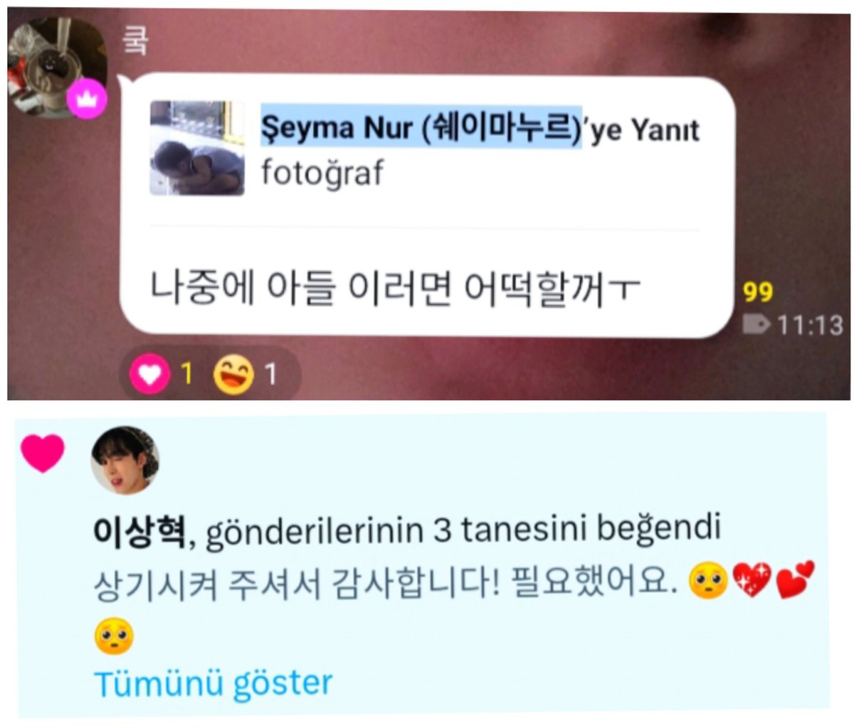 A fabulous Saturday!✨

Inasmuch as Sanghyuk replied me in KKT chatroom first time and liked my tweets again..🥹🫶🏻

정말 고맙고 너무 사랑해용 내 딸기 아이스크림 빙수 상혁아!😘

Hope that foregoing days will be more fabulous in every sense.🌸

#SF9 #DAWON #LEESANGHYUK
<a href="/xleexekdnjs/">이귀귀</a>