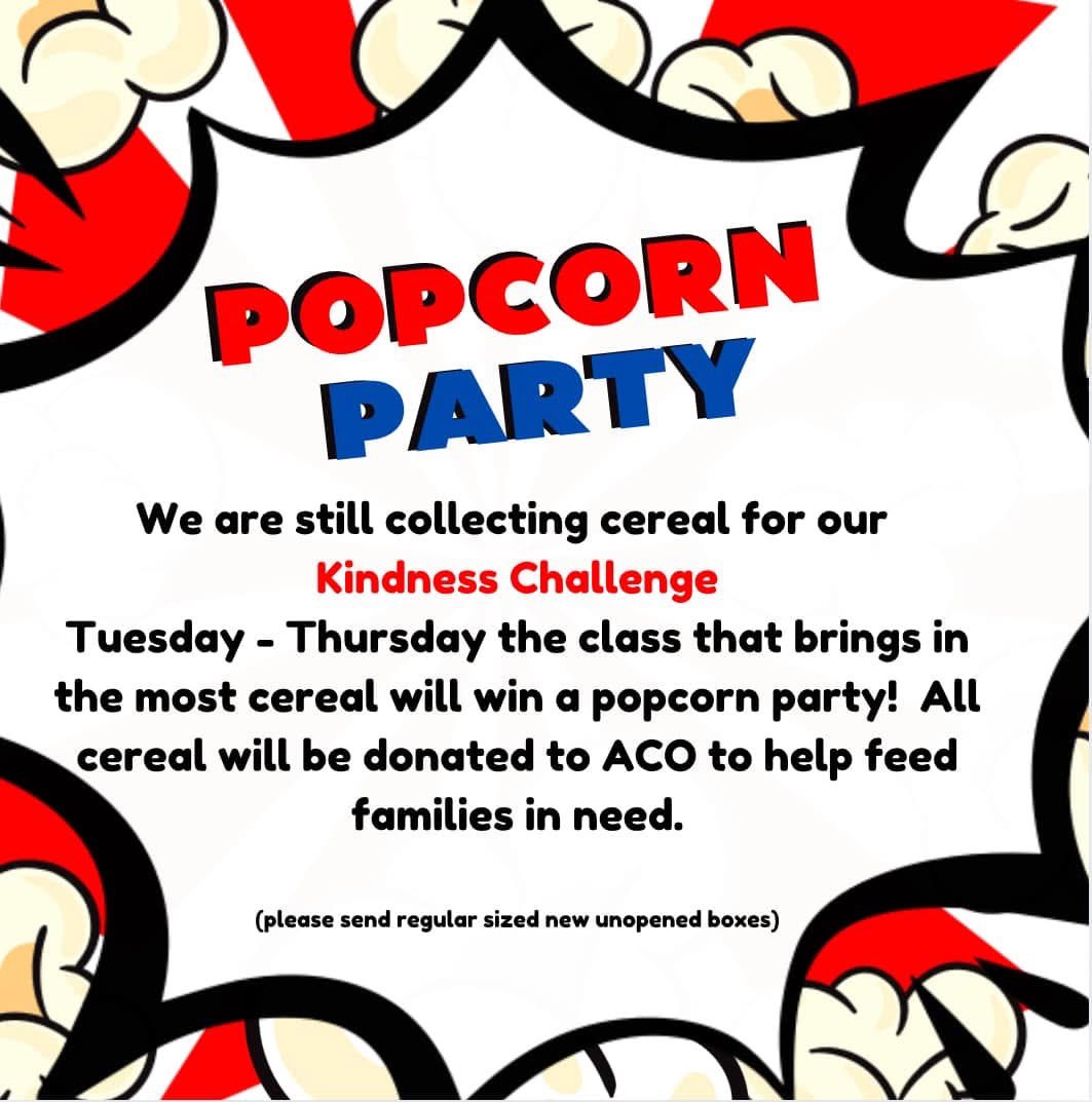 Pick up a few boxes of cereal this weekend for ACO! 🙌🏻