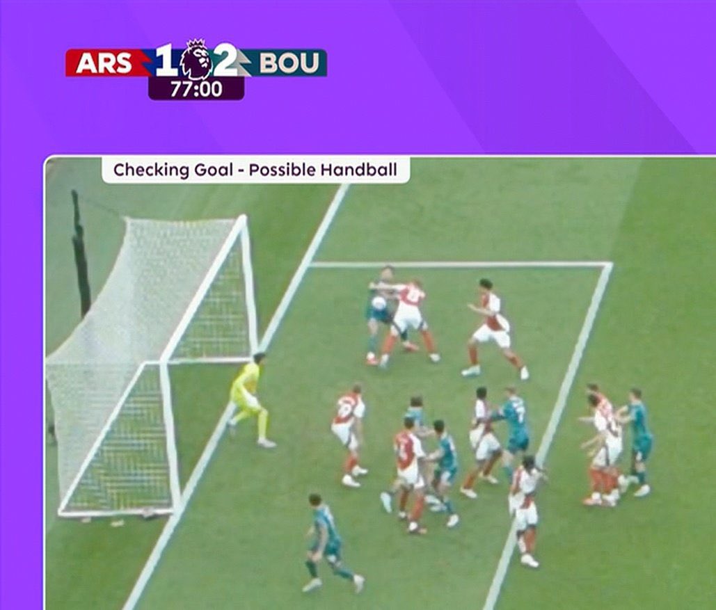 Definitely a handball vs not a handball. 

Same referee.

PGMOL are not fit for purpose.