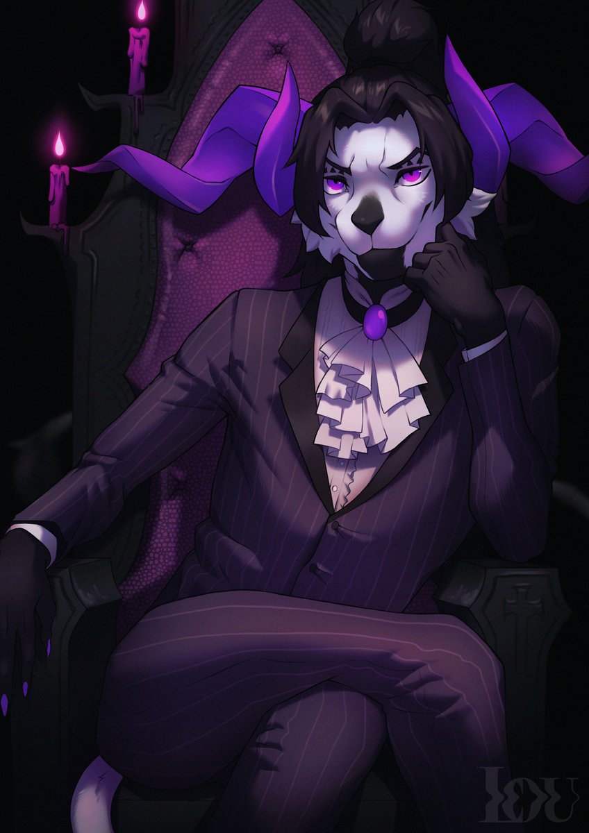 💜🦇On the throne🦇💜
Halfbody for @/NinjafarOh