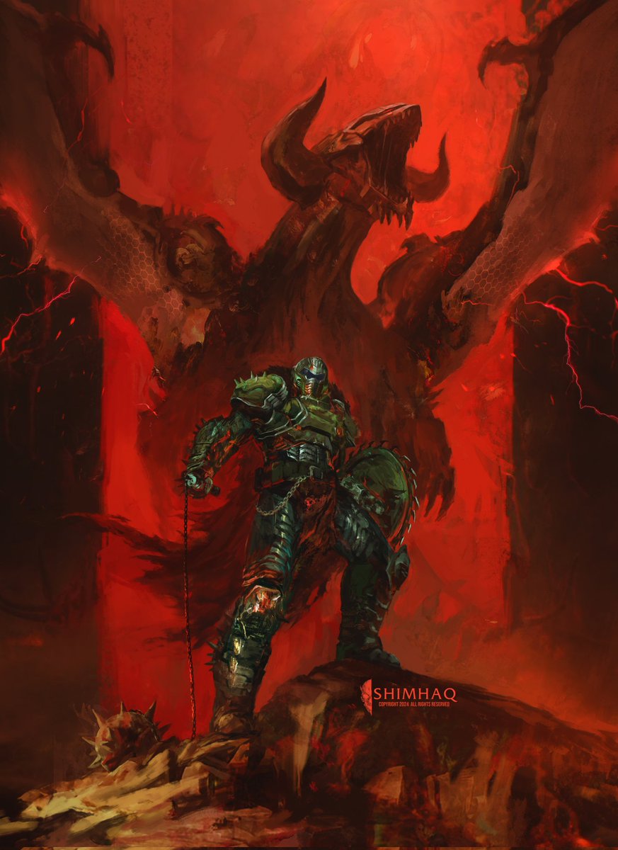 Stand and fight 
.
#DOOM #doomthedarkages