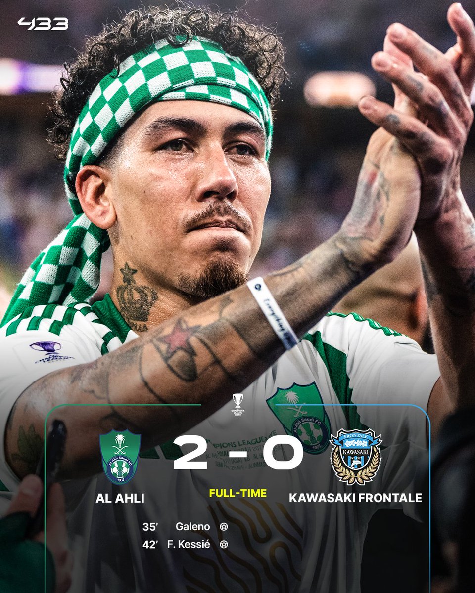 433's tweet photo. 𝗔𝗟 𝗔𝗛𝗟𝗜 𝗪𝗜𝗡 𝗧𝗛𝗘 𝗔𝗙𝗖 𝗖𝗛𝗔𝗠𝗣𝗜𝗢𝗡𝗦 𝗟𝗘𝗔𝗚𝗨𝗘 🏆🇸🇦 https://t.co/Jnglag0FHW