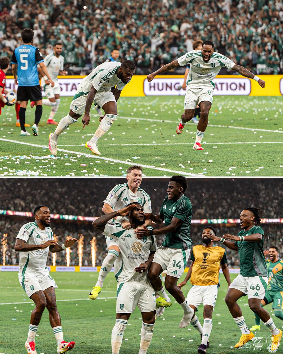 gorgeous4ew's tweet photo. عاجل ورسميًا:

الاهلي السعودي بطلًا لدوري ابطال آسيا النخبة 🇸🇦💚 https://t.co/bUiaYHV4Bu
