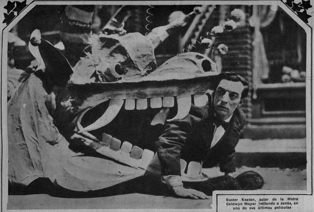BusterfEver's tweet photo. The MGM actor Buster Keaton, imitating Jonas in one of his last films.
"Jueves Cinematograficos," August 23, 1928
#TheCameraman (1928) https://t.co/1Rehen04F5