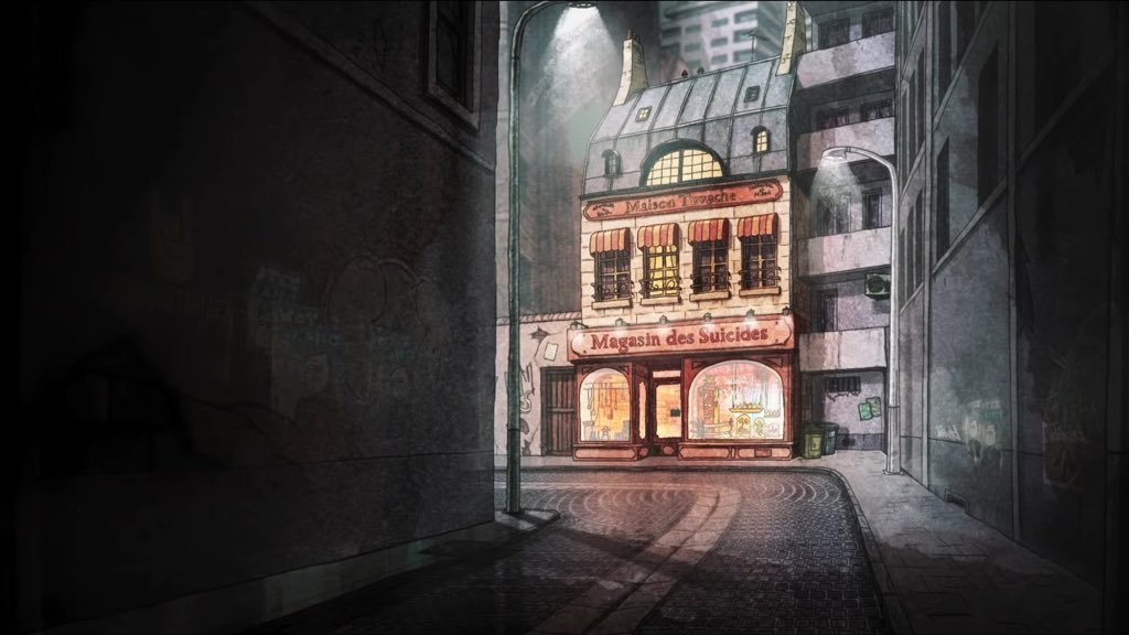 <파리의 자살가게> 애니메이션 영화 분위기 진짜 좋은데… 아쉬움 큰 거 있어서 강추하긴 어렵지 흑Translate post