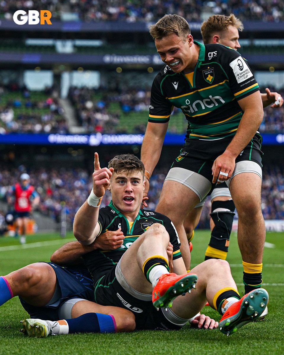 GoodBadRugby's tweet image. Northampton Saints INTO THE FINAL!! 👼
Aviva was ELECTRIC — sum that thriller up in JUST THREE WORDS!
#InvestecChampionsCup #NorthamptonSaints
