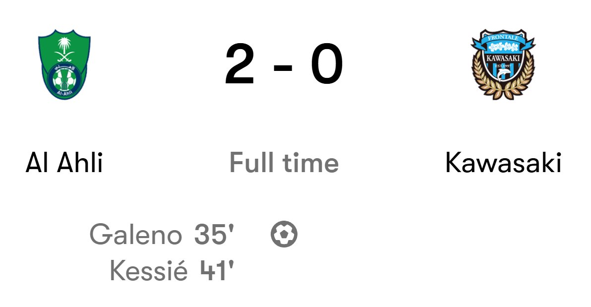 🚨 🇸🇦 AL-AHLI QUALIFIED TO 2029 CLUB WORLD CUP!

✅ 🇸🇦 Al-Ahli secured their 2029 Club World Cup spot by defeating 🇯🇵 Kawasaki Frontale 2-0 in the 2025 AFC Champions League Final!

📈 🇸🇦 Al-Ahli are the FIRST CLUB that qualified to the 2029 Club World Cup. 31 more to go.