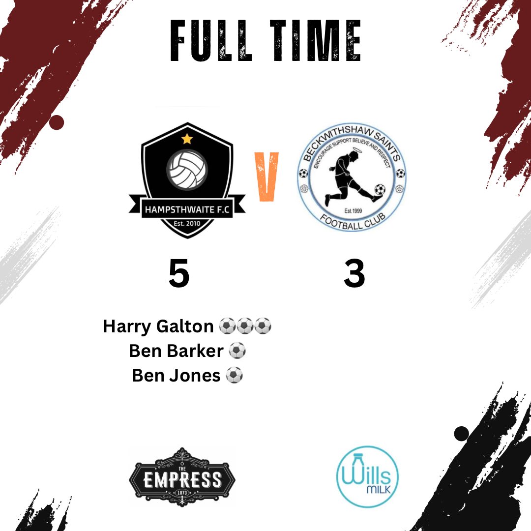 🚨 ANOTHER SEMI 👀🍆 🚨

HFC booked themselves into the semi-final of the League Cup with a 5-3 win over Beckwithshaw. 

We will talk about our Man of the Match in another post but Harry Galton…stop that. 

Treble dream is still alive 👀 

#AHAW #HarryGaltonBarmyArmy