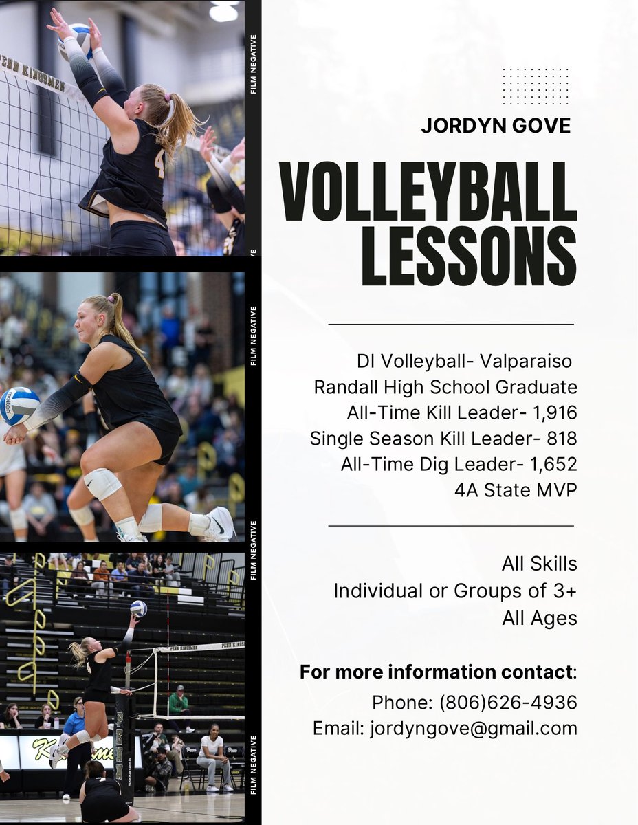 I will be back in a week for summer break and starting volleyball lessons! If you know anyone that is looking for lessons in the Amarillo area, please share this with them! Thank you🤍