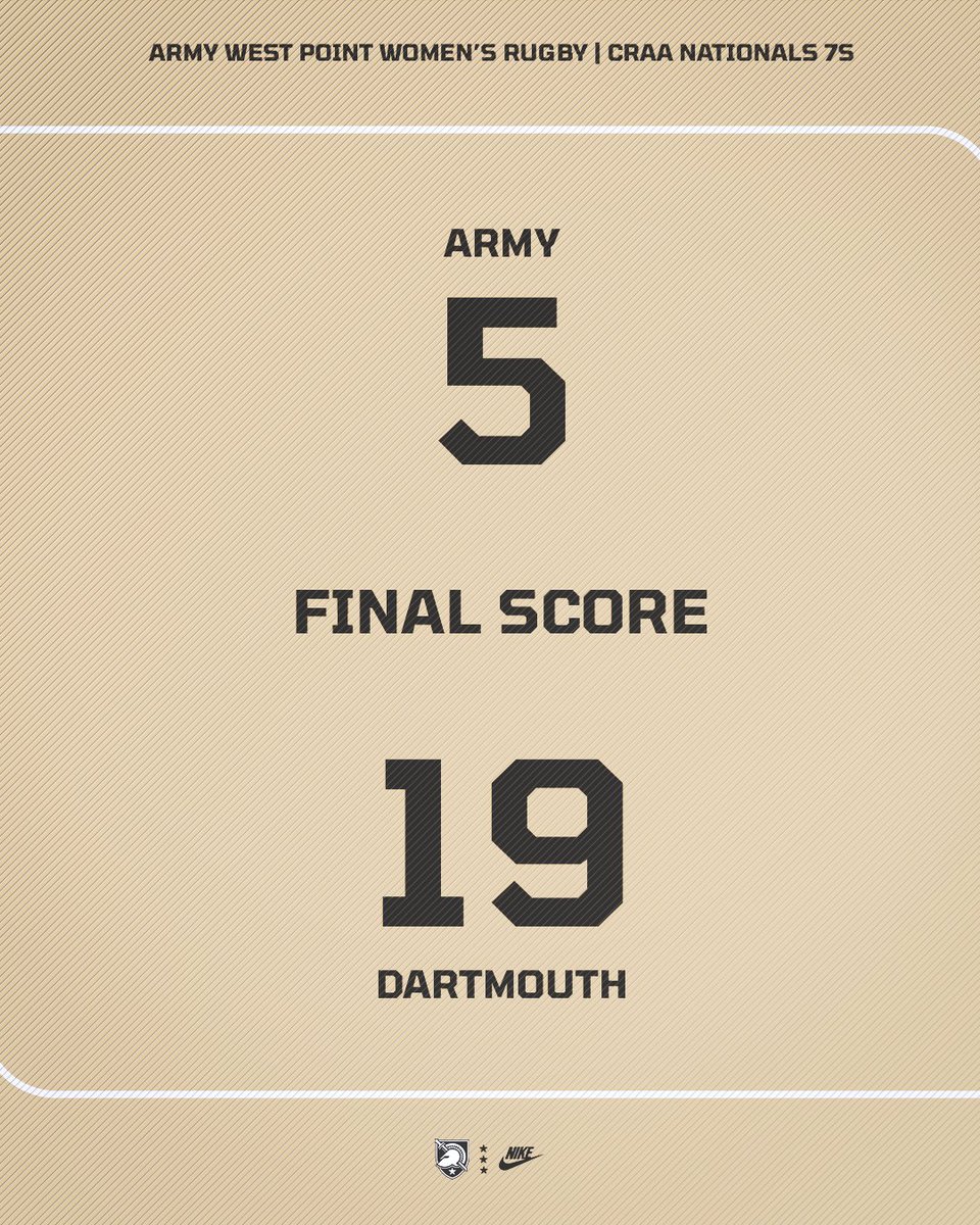 Final score from today's semifinal match up.

#GoArmy