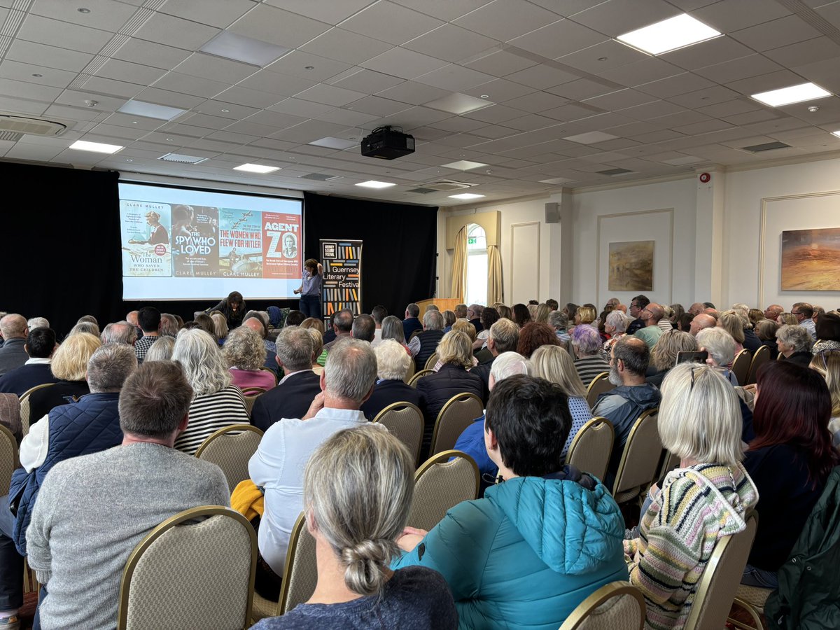 clare mulley (@claremulley) on Twitter photo Wonderful audience at the <a href="/GuernseyLitFest/">Guernsey Lit Fest</a> , to hear me talk about the defiant, determined, damned brilliant #ElżbietaZawacka aka #AgentZo this eve! Thank you to the organisers, volunteers & everyone who came along! Wonderful audience at the <a href="/GuernseyLitFest/">Guernsey Lit Fest</a> , to hear me talk about the defiant, determined, damned brilliant #ElżbietaZawacka aka #AgentZo this eve! Thank you to the organisers, volunteers & everyone who came along!