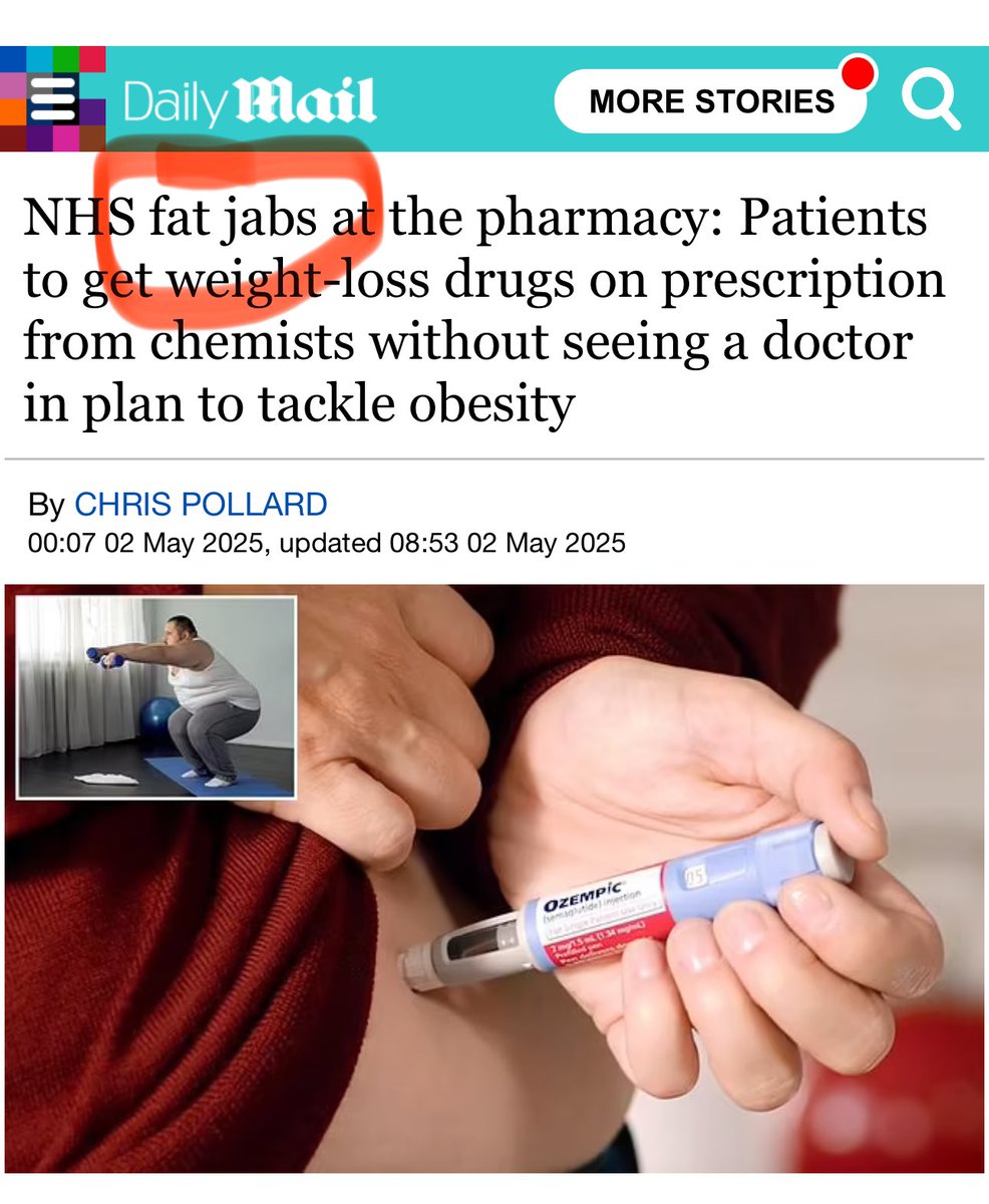 Tell me you don’t understand obesity in the first words of your headline. Not to mention the profession of pharmacy.