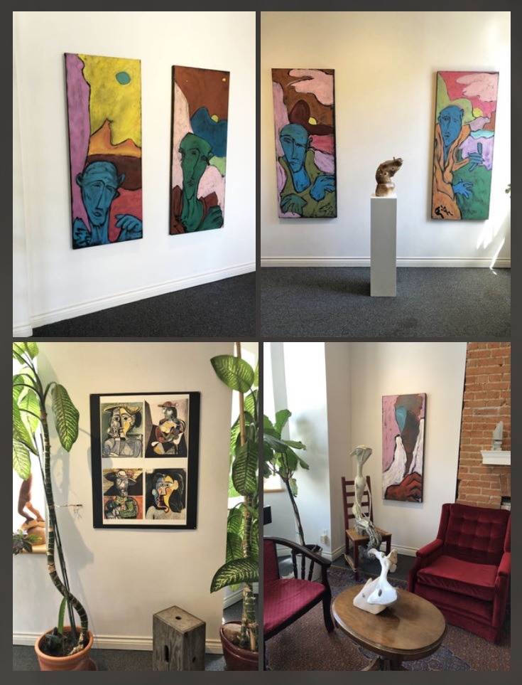 On now in the second floor Library:
“E.J. Gold meets Picasso”
Hours: Tues – Sat 12 – 5:30pm
•
Also...
Genesis Gallery: prayer for creation
Up North Gallery
Ascending Gallery
Collage Gallery
Drawing Room
Dark Room: sacrifice of war
•
The Foundation for the Study of Objective Art