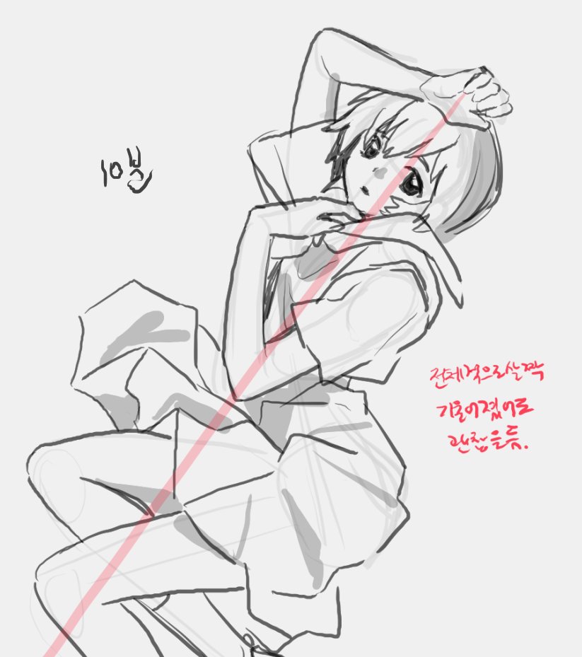 QN_cmsn's tweet image. 10분 피규어 크로키들