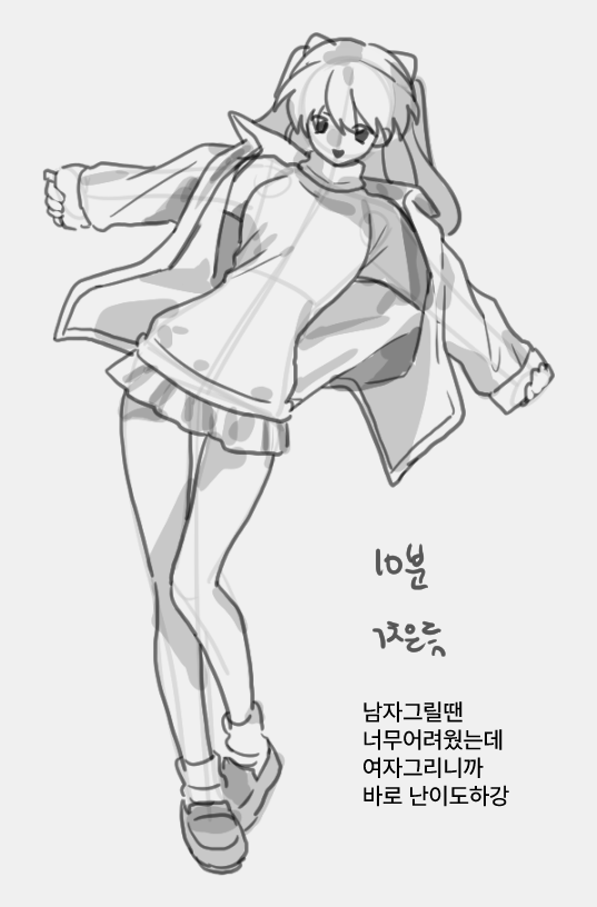 QN_cmsn's tweet image. 10분 피규어 크로키들