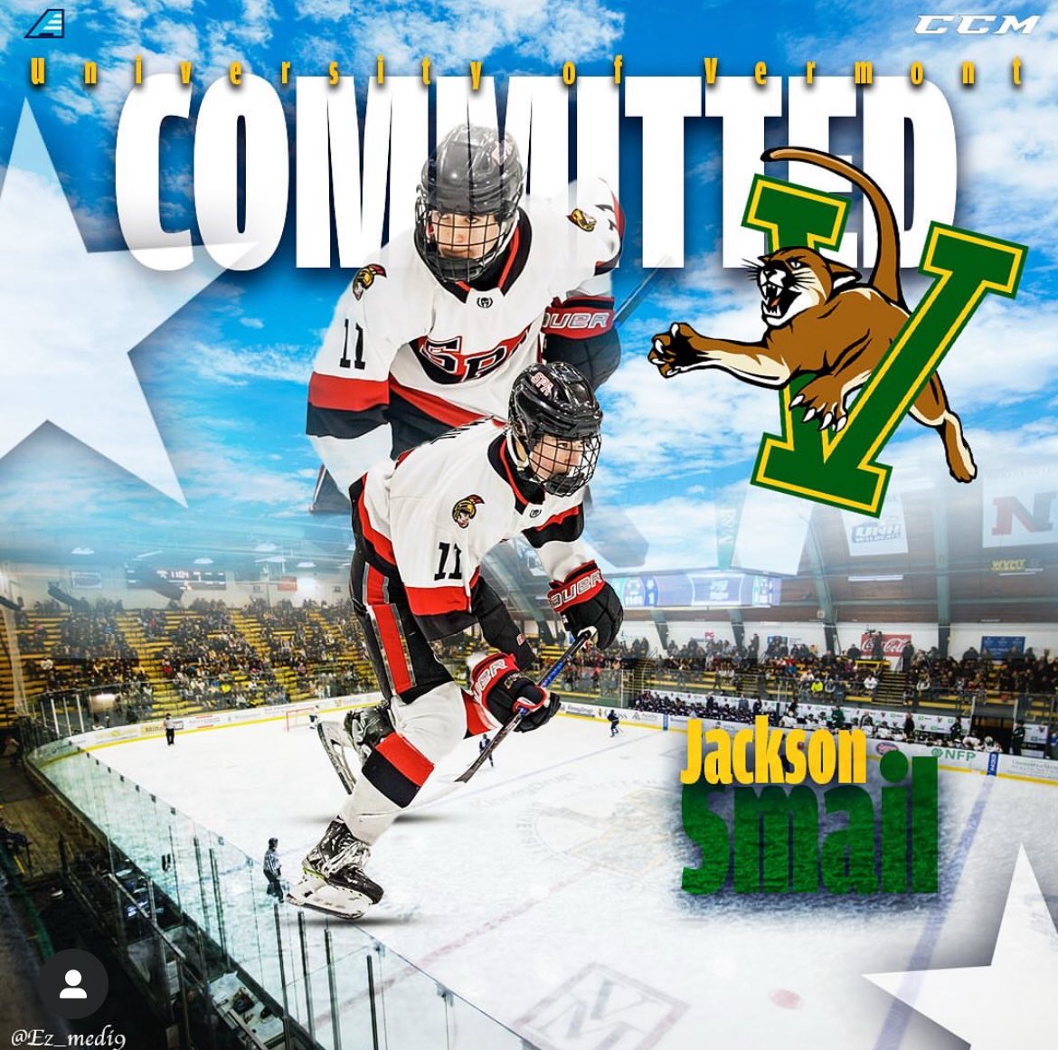 Congrats to incoming ‘08 Jackson Smail on his commitment to <a href="/UVMmhockey/">UVM Men's Hockey</a> ! #Winch