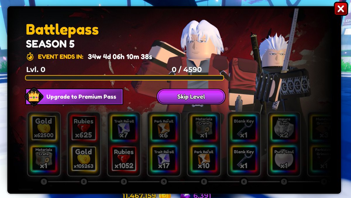 Season 5 is now LIVE in Ultimate Tower Defense!

The battle pass features 2 new units and over 100 rewards!

Use code 'BattlepassSeason5!'