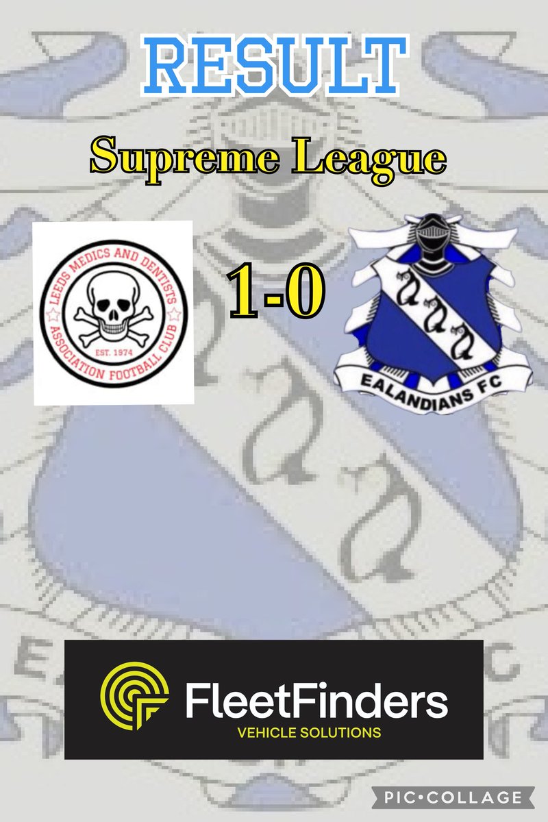 Defeat in our last league fixture against <a href="/leedsmedicsfc/">Leeds Medics & Dentists AFC</a> . A close game with a little bit of a pre-season feel settled with a fine long-range effort. The medics keeper made some great saves late in the game as we failed to score for the first time in the league all season #UTE