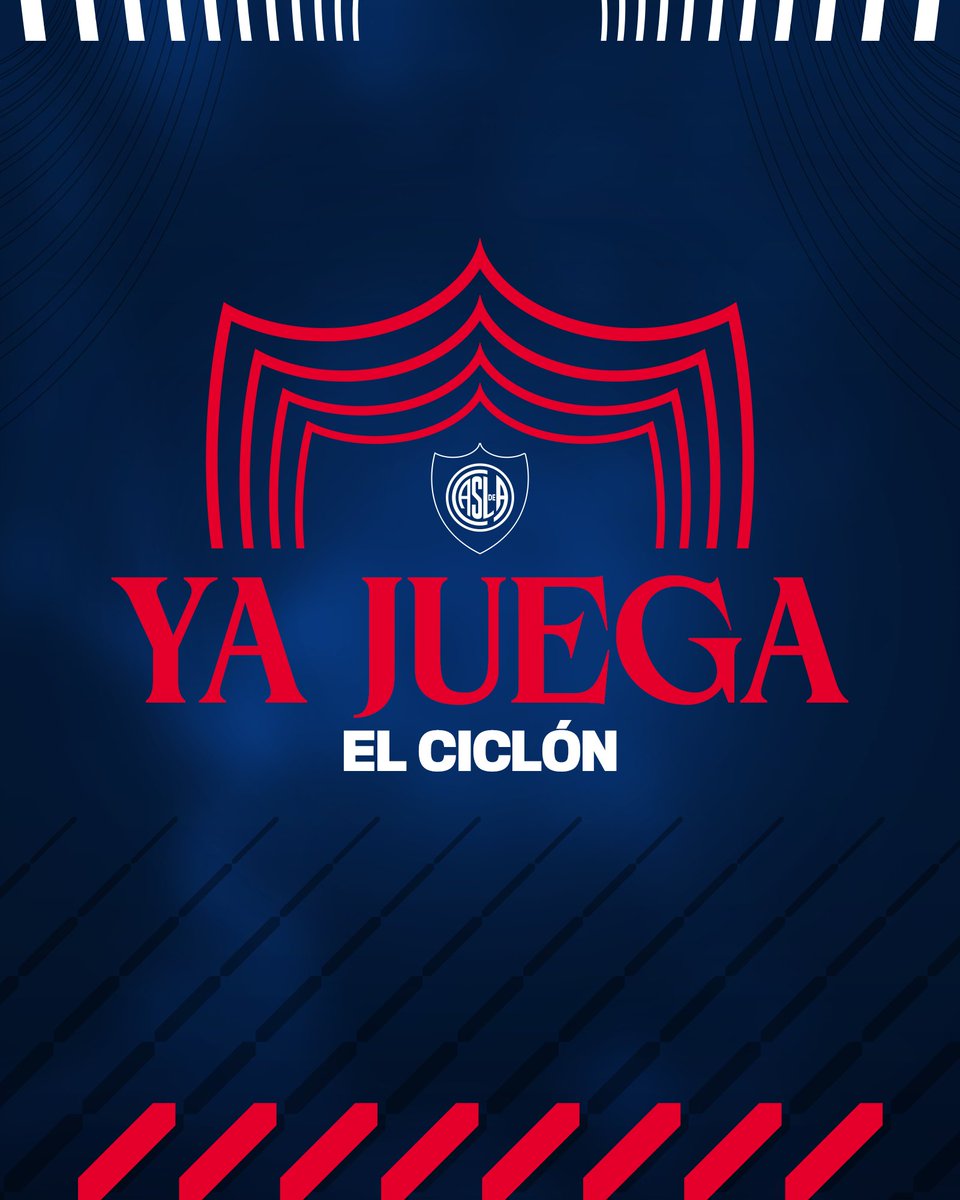 ⏱  Dio la orden Sebastián Martínez y #SanLorenzo ya está jugando ante Sarmiento, en Junín.

💪 ¡Vamos, Ciclón!