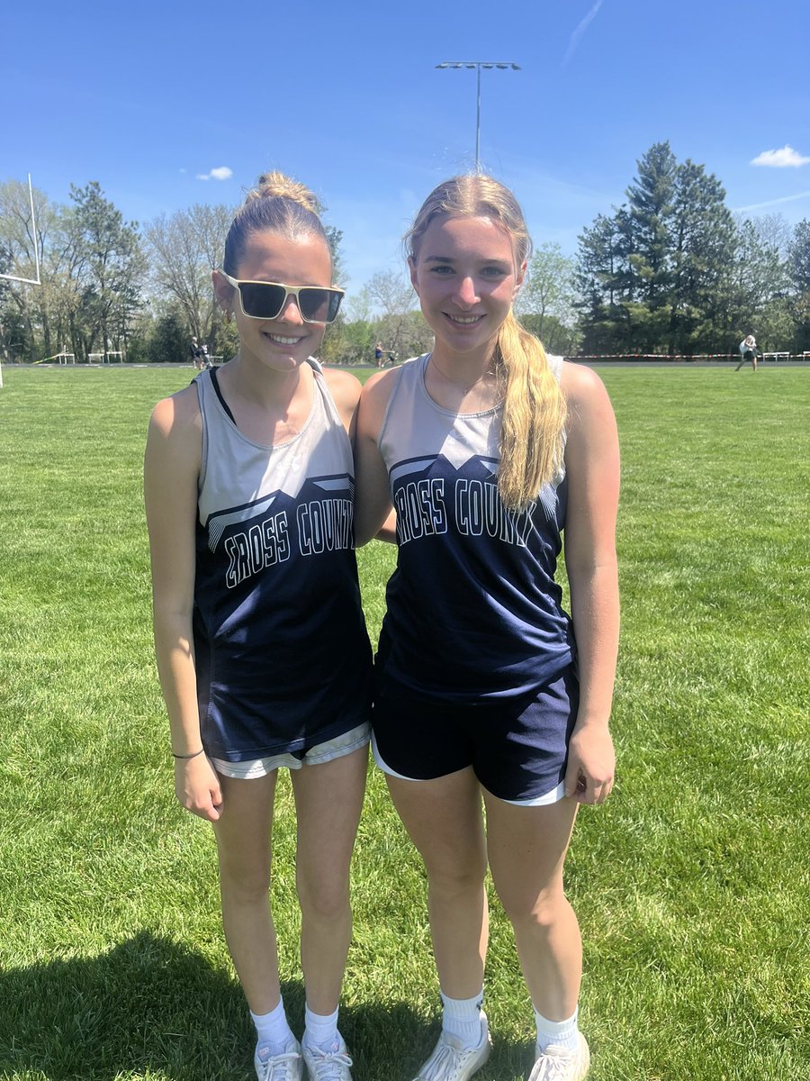 Two PRs from the Cross County girl pole vaulters! Finley placed 5th and Ella placed 8th! Way to go girls! #cccougars