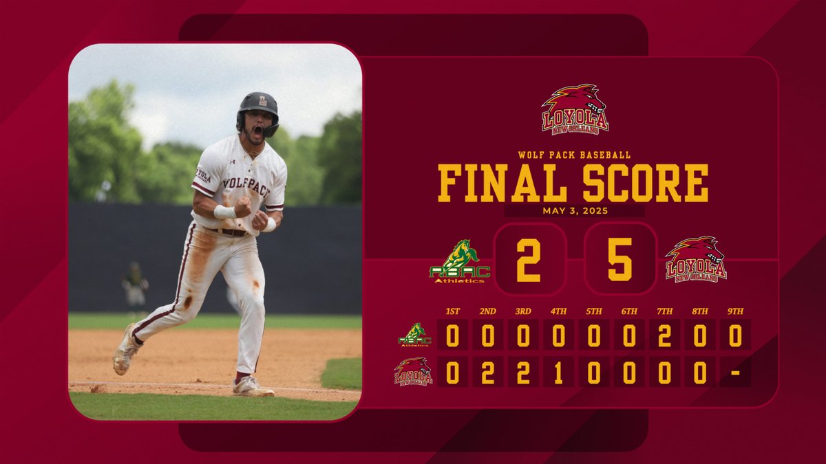 The Wolf Pack is playing for an SSAC Championship tomorrow! 

#GeauxPack