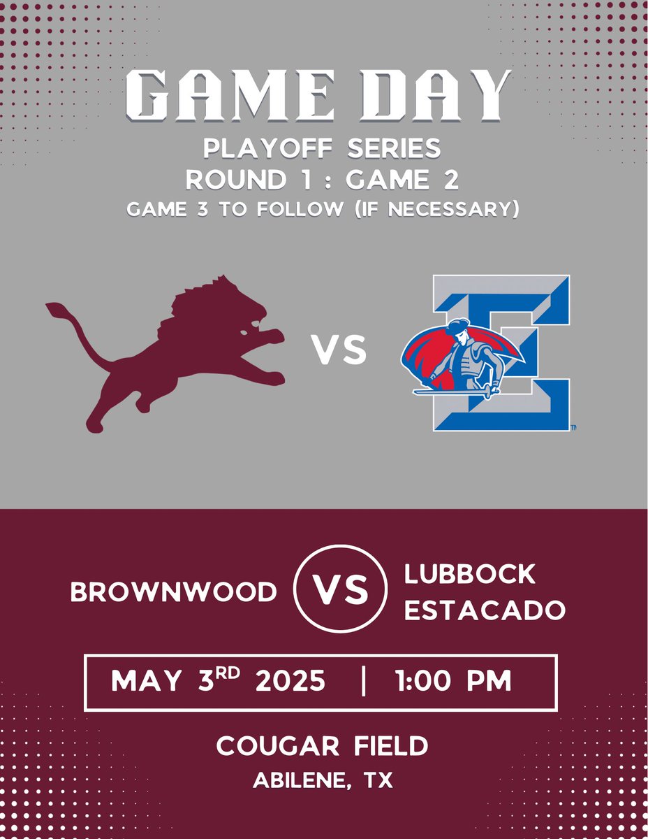 Lions looking to advance via the sweep! Bring your outside voices and help cheer them on to victory!