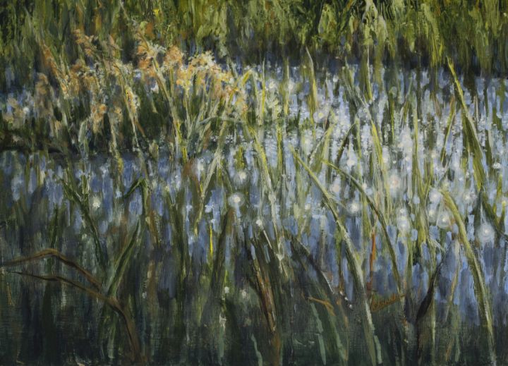 LC_Arts's tweet photo. Art of the Day: "Still waters". Buy at: https://t.co/tWZj2iPg49 https://t.co/yop6EpnOLG