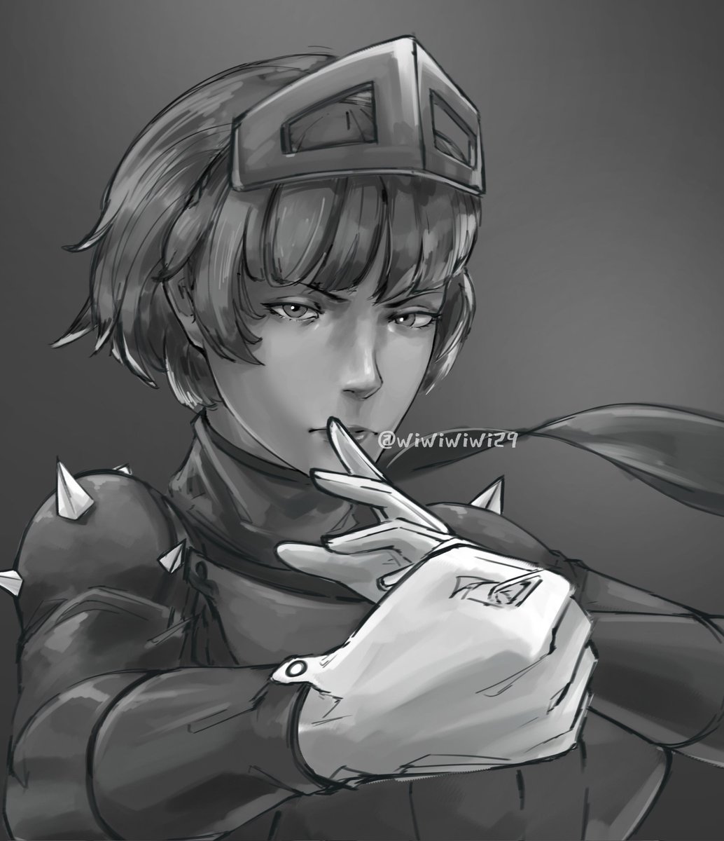 wiwiwiwi29's tweet image. some of Makoto&apos;s WIPs, I&apos;m too lazy to color it

#MakotoNiijima
