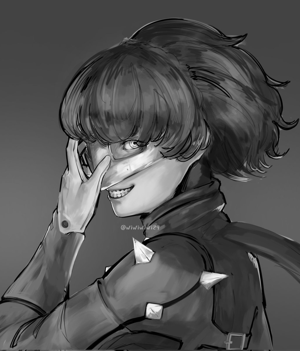 wiwiwiwi29's tweet image. some of Makoto&apos;s WIPs, I&apos;m too lazy to color it

#MakotoNiijima