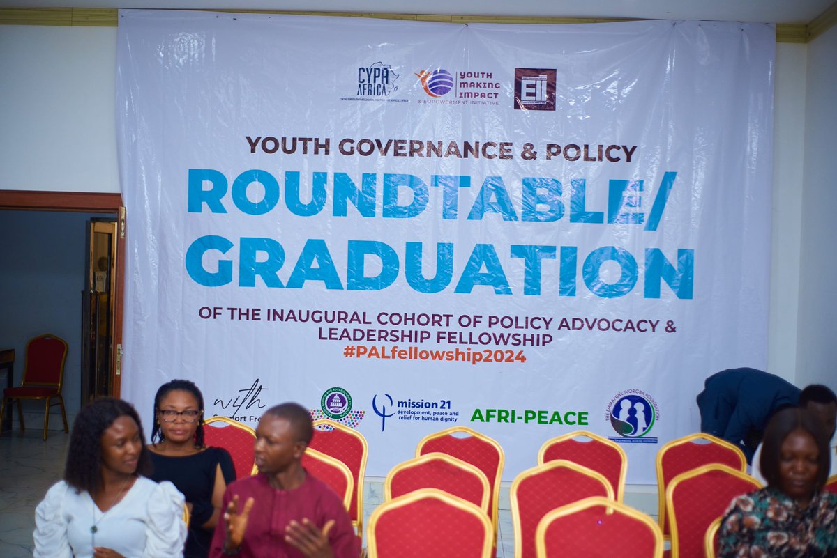 JosObserver's tweet photo. Pictorial highlights of the graduation of the Inaugural Cohorts of Policy Advocacy and Leadership Fellowship, jointly powered by @CypaAfrica  &amp; @Youth Making Impact -YMI, that took place on 23rd April, 2025.

#palfellowship2024 https://t.co/ktSKxD1fDD