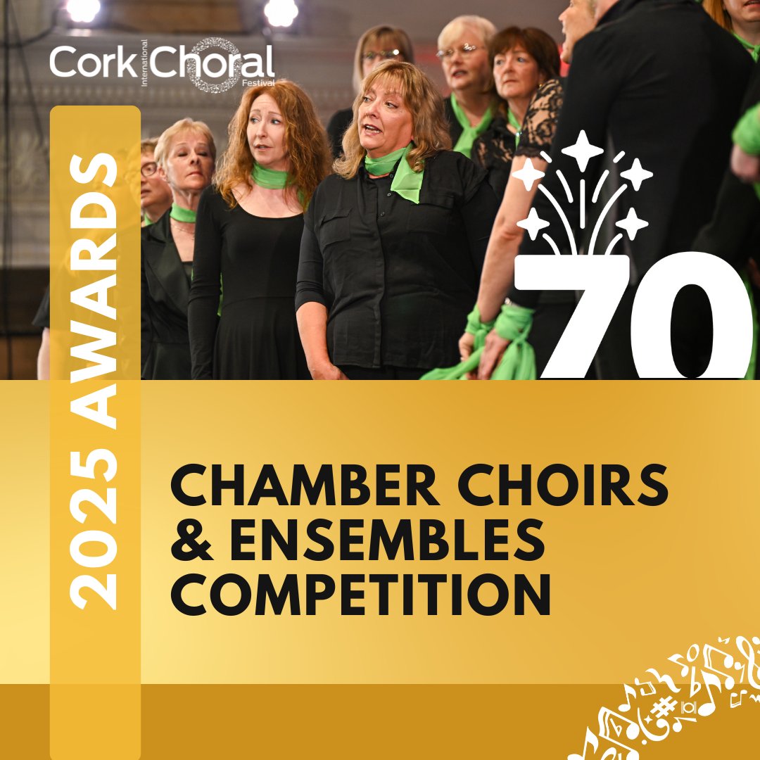 Congratulations to the winners of this morning's National Competitions! 👏

Chamber Choirs &amp; Ensembles Competition
🎼First prize: Dynamics Vocal Ensemble [CO. WICKLOW]
🎼Second prize: Calliope [CORK]