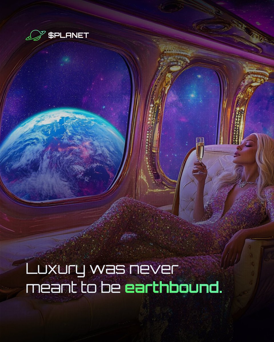 planetcoinsol's tweet photo. luxury was never meant to be earthbound

$planet https://t.co/Bbr7Fi9sHn