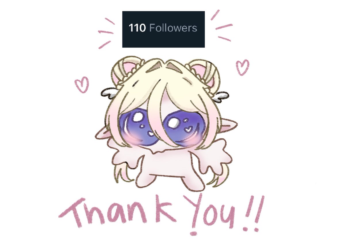 susumaduu_'s tweet photo. you guys!! 😭 thank you so much for the 100+ followers 🥹 words cannot describe how grateful I am and i did not expect that i gather so much vtuber friends!!

have this silly doodle i made that took me 20mins to draw ヽ(*＾ω＾*)ﾉ https://t.co/9Q39qD1ffW