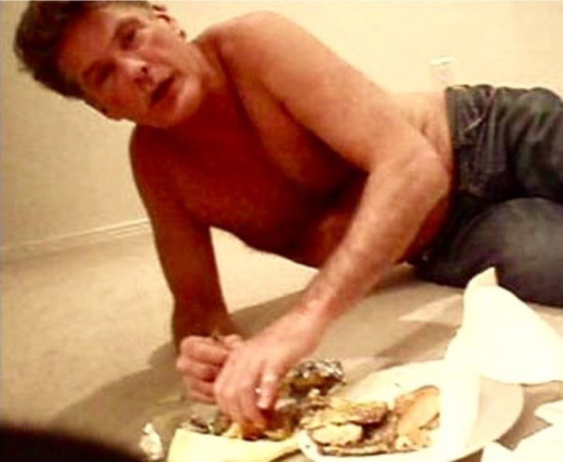 Never forget that on this day 18 years ago, a clip of drunk David Hasselhoff  eating a cheeseburger surfaced