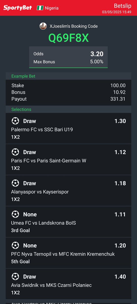 achajoseph's tweet photo. Live game @DukeOfParis @kingofmultigoal @BasketballProfe @BETC0DE @dizboicole @BlessingGives @burstedintime @dizboicole @Emmanuel_Tips @FavorGrace90 @Emmanuel_Tips @focustip_ @MrSenge_94554 @O_P_O_UK @mike_olads @TalentedVirtual  @lekan_mark @KakiJunior1 https://t.co/TjovOCqua1