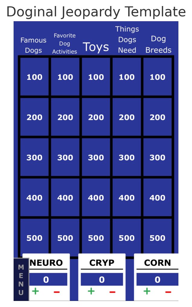 neurometax's tweet image. Pull for @doginaldogsx Jeopardy 
Powered by @TypeMediaX