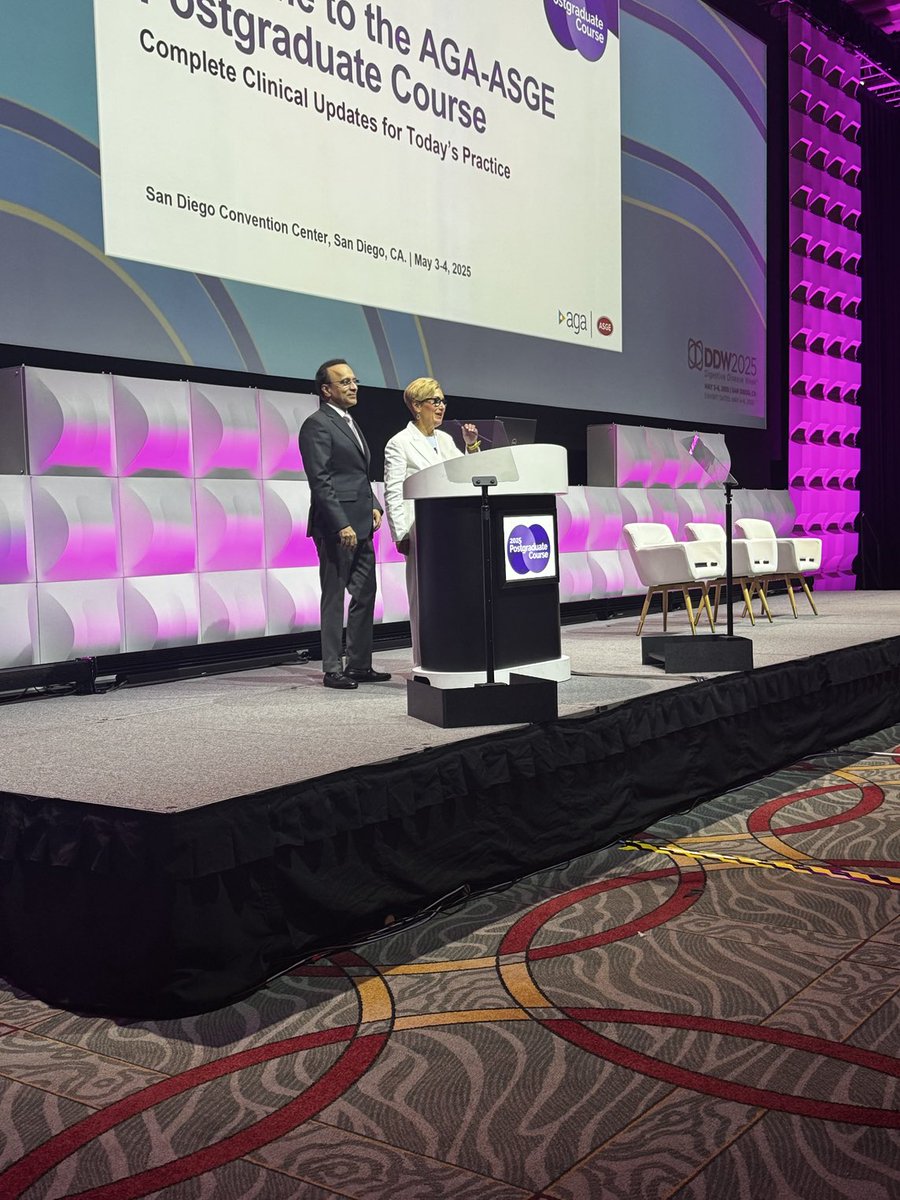 Maria T. Abreu (@ibddocmaria) on Twitter photo Off to great start at 1st (not last) AGA-ASGE PG course. Not too late to learn all u need to know in 1 place. #ddw2025 #getgutsy <a href="/AmerGastroAssn/">American Gastroenterological Association (AGA)</a> <a href="/ibdgijami/">Jami Kinnucan, MD, FACG, AGAF, FCCF</a> Off to great start at 1st (not last) AGA-ASGE PG course. Not too late to learn all u need to know in 1 place. #ddw2025 #getgutsy <a href="/AmerGastroAssn/">American Gastroenterological Association (AGA)</a> <a href="/ibdgijami/">Jami Kinnucan, MD, FACG, AGAF, FCCF</a>