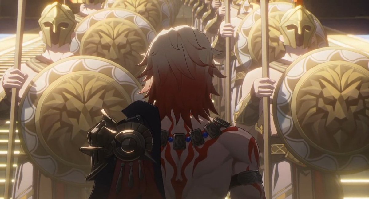 หนึ่งก้าวสู่เส้นทางแห่งการล่าเปลวเพลิง บัดนี้ข้าได้ไขว่คว้าสู่การเป็น「 ปฏิปักษ์ 」โดยสมบูรณ์ รอยร้าวของโลกอันเผยแง้มความเจ็บปวดให้เซ็งแซ่ นับแต่นี้ที่นั่นล้วนมี ข้า ประกาศชัยกู่ร้องเหนือสิ่งอื่นใด

เพียงม่านอำพันสบมองต่อปราการครั้งหนึ่งเคยเรืองโรจน์