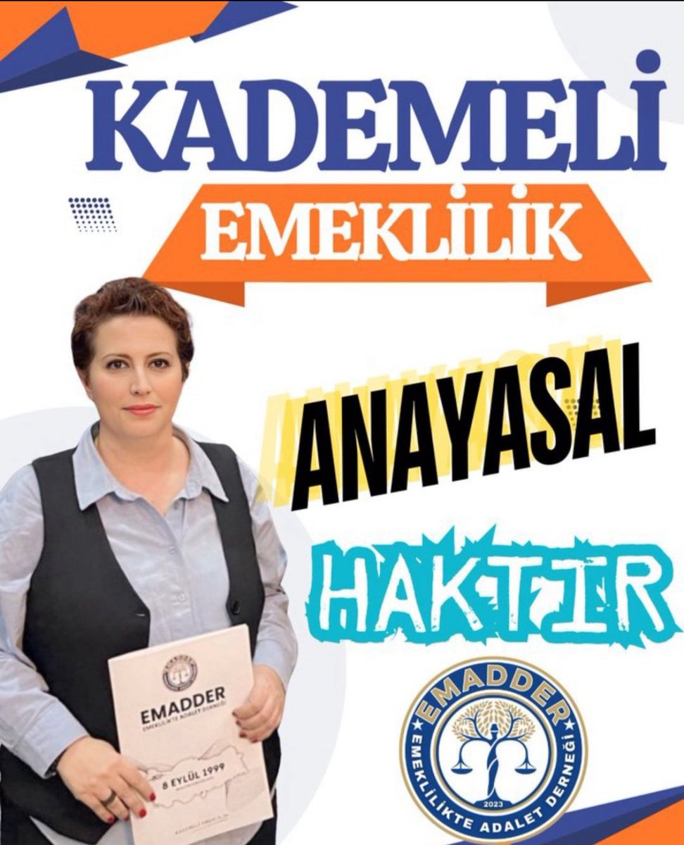 <a href="/EmadDernegi/">EMEKLİLİKTE ADALET DERNEĞİ ⚖️</a> <a href="/mihribanugurluu/">Mihriban UĞURLU ⚖️</a> #AyrıcalıkDeğilKademeistiyoruz