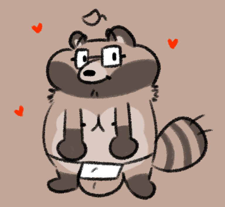 Tried to draw <a href="/roseonapot/">Burnt Nooki 🥂</a> 's lil dude in his style, I hope it turned out well :]