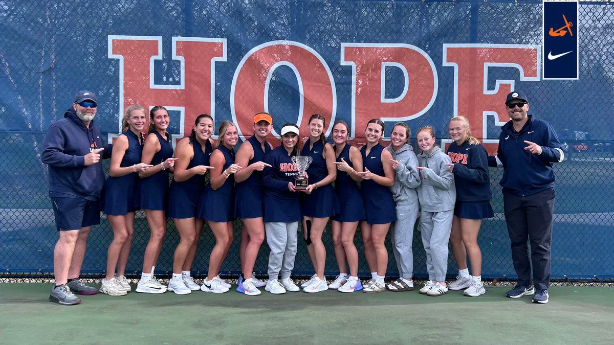 Hope College Athletics (@hopeathletics) on Twitter photo Make it 13 consecutive <a href="/MIAA1888/">#D3MIAA Sports</a> Tournament titles for Hope College Women's Tennis and 14 overall after Friday's 4-1 victory vs. Kalamazoo College. The Flying Dutch are headed back to the NCAA Division III Championships next week. Read the match recap on the Hope Athletics Make it 13 consecutive <a href="/MIAA1888/">#D3MIAA Sports</a> Tournament titles for Hope College Women's Tennis and 14 overall after Friday's 4-1 victory vs. Kalamazoo College. The Flying Dutch are headed back to the NCAA Division III Championships next week. Read the match recap on the Hope Athletics